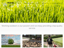 Tablet Screenshot of machgardening.com.au